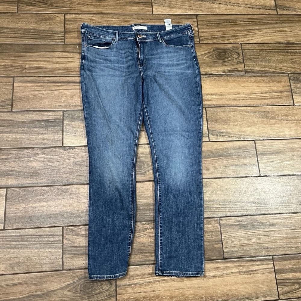 Levis 511 Slim Fit Jeans Mens 34x32 Medium Wash Stretch Denim Pants Blue